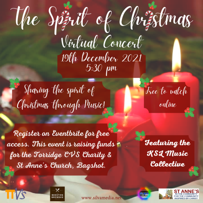 The Spirit of Christmas support this amazing virtual concert! TTVS